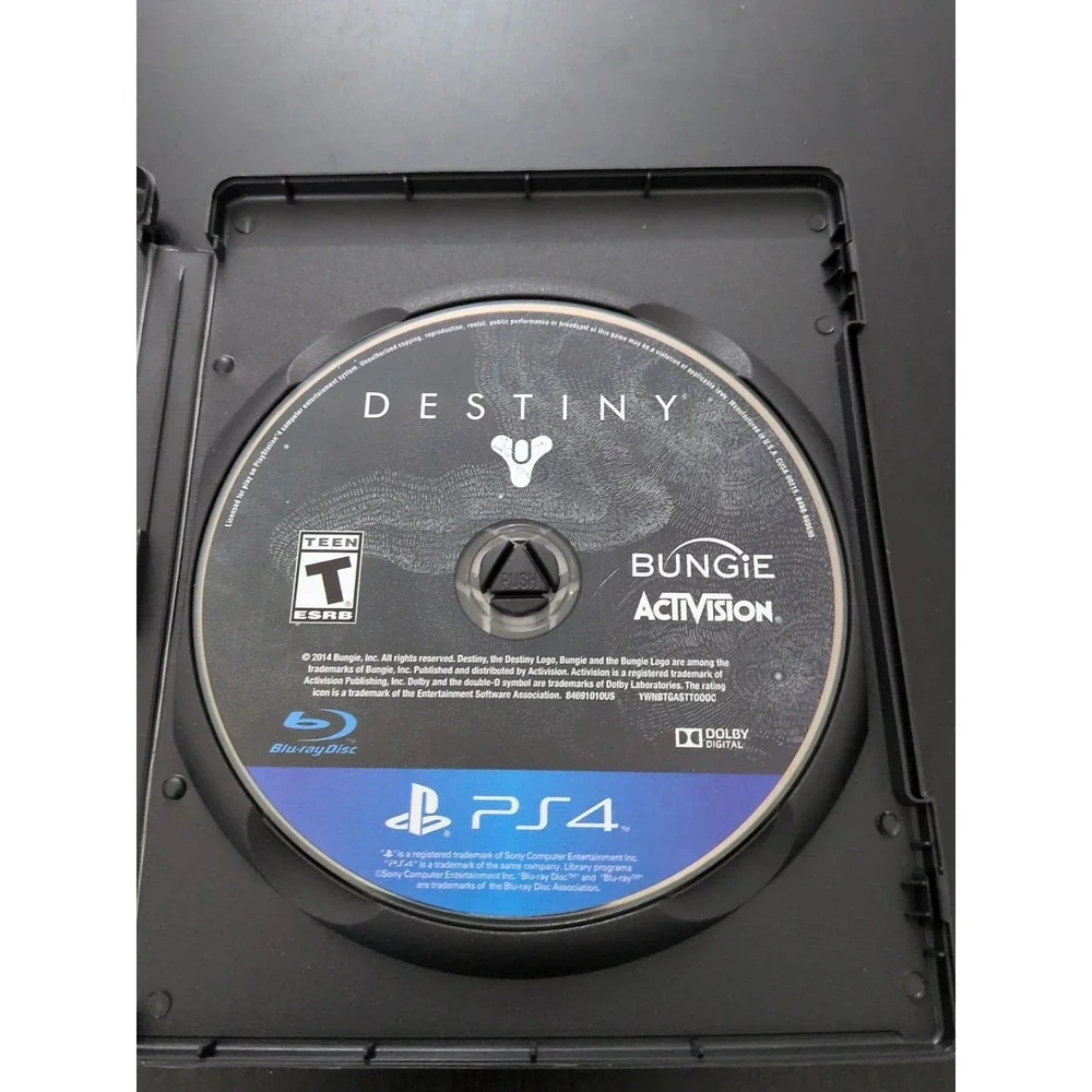 Destiny (Sony PlayStation 4, 2014) PS4 Video Game Bungie Activision Disc Only